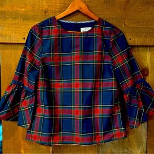 Vineyard Vines plaid blouse